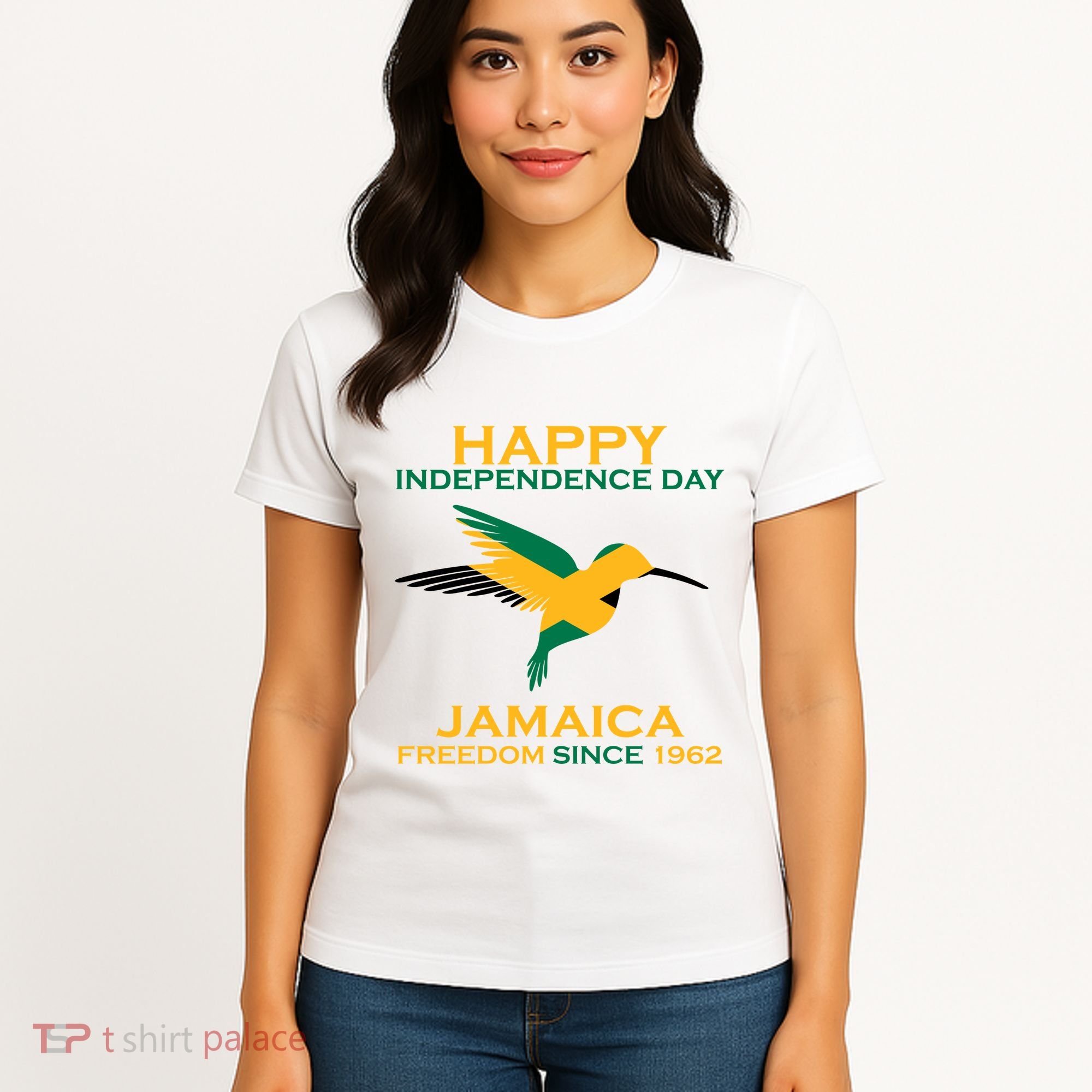Happy Independence Day Jamaica Freedom Since 1962 Women's T-Shirt