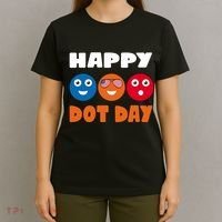 Happy International Dot Day Cute Colorful Dots T-Shirt thumb 4