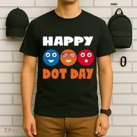 Happy International Dot Day Cute Colorful Dots T-Shirt thumb 6