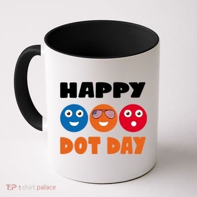 Happy International Dot Day Cute Colorful Dots Coffee Mug