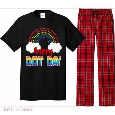 Happy International Dot Day Rainbow Clouds Pajama Set