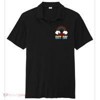 Happy International Dot Day Rainbow Clouds Sport-Tek Posi-UV Pro Polo thumb 0