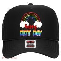 Happy International Dot Day Rainbow Clouds Hat thumb 0