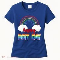 Happy International Dot Day Rainbow Clouds Women's T-Shirt thumb 0