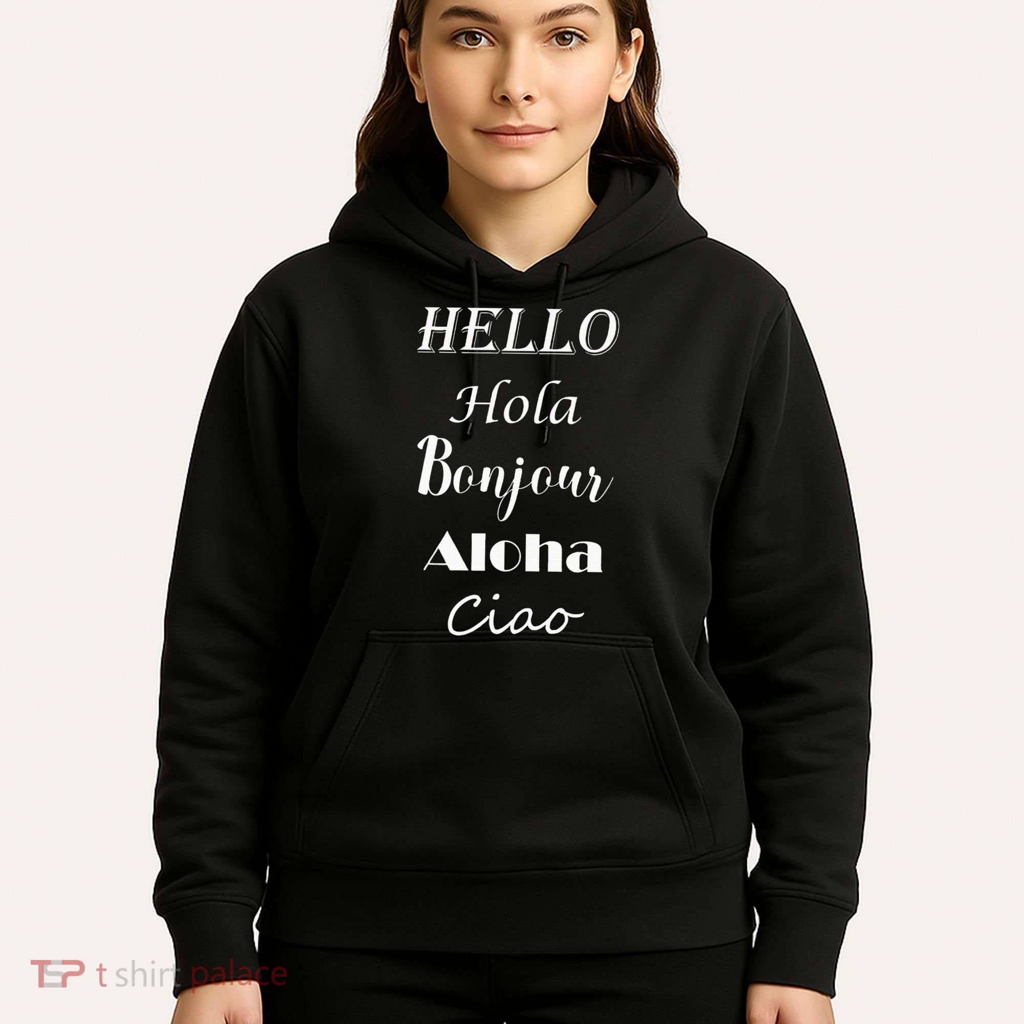 Hello In Different Languages Greetings Hoodie