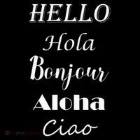 Hello In Different Languages Greetings Pajama Set thumb 2