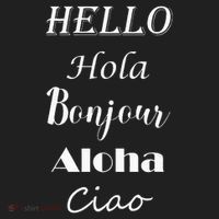 Hello In Different Languages Greetings Hat thumb 2