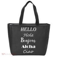 Hello In Different Languages Greetings Tote Bag thumb 0