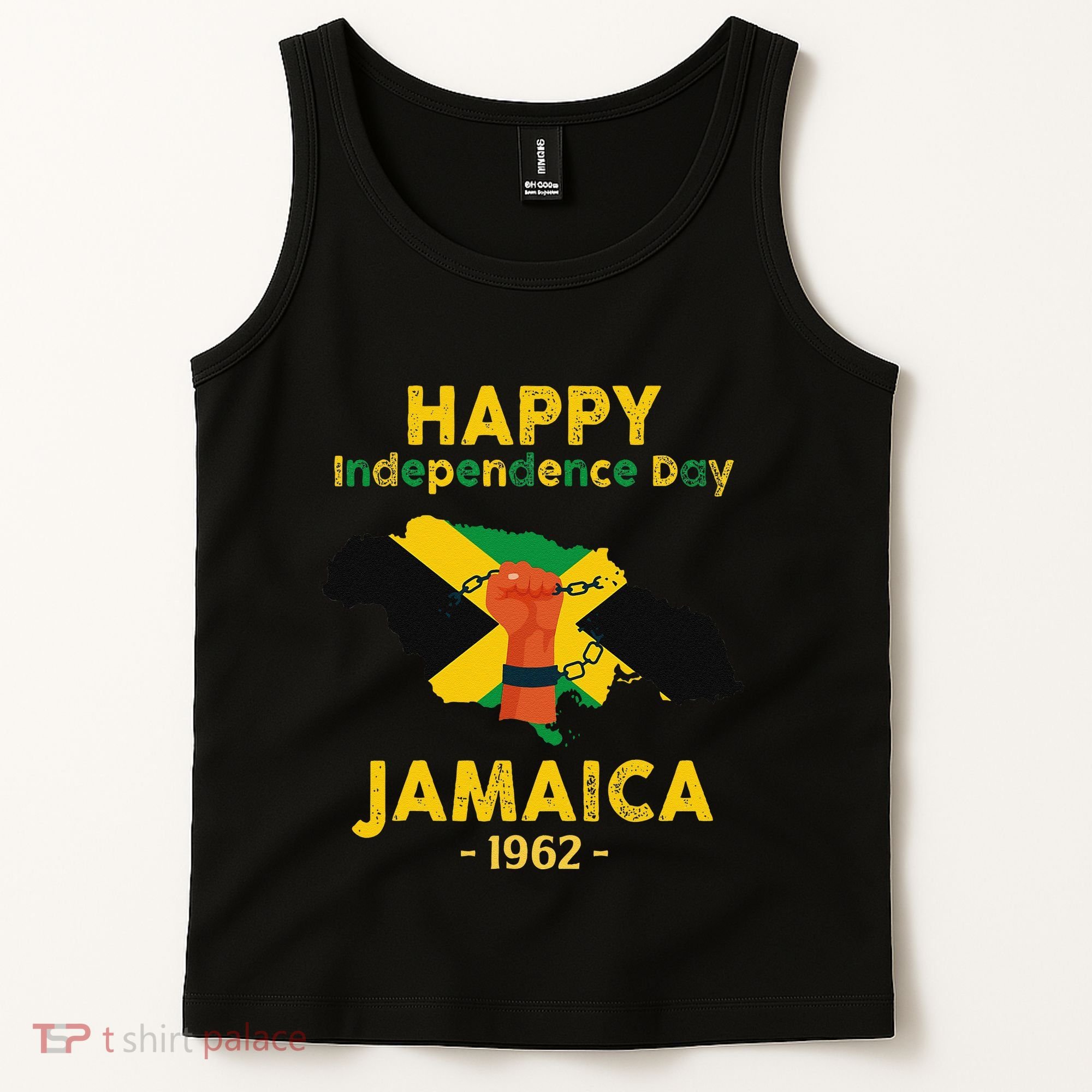 Happy Independence Day Jamaica 1962 Tank Top