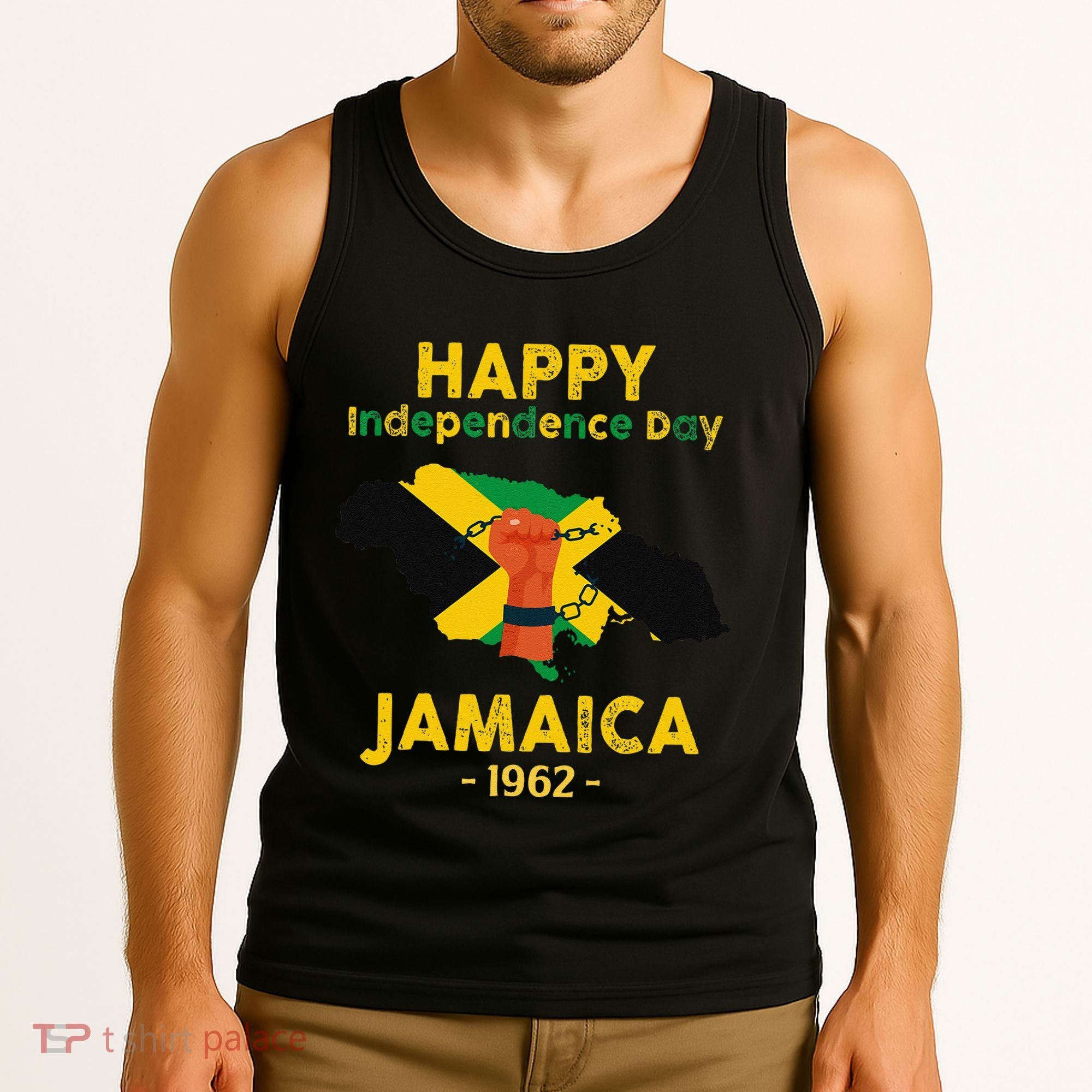 Happy Independence Day Jamaica 1962 Tank Top