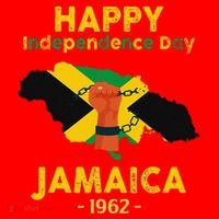 Happy Independence Day Jamaica 1962 Santa Hat thumb 1