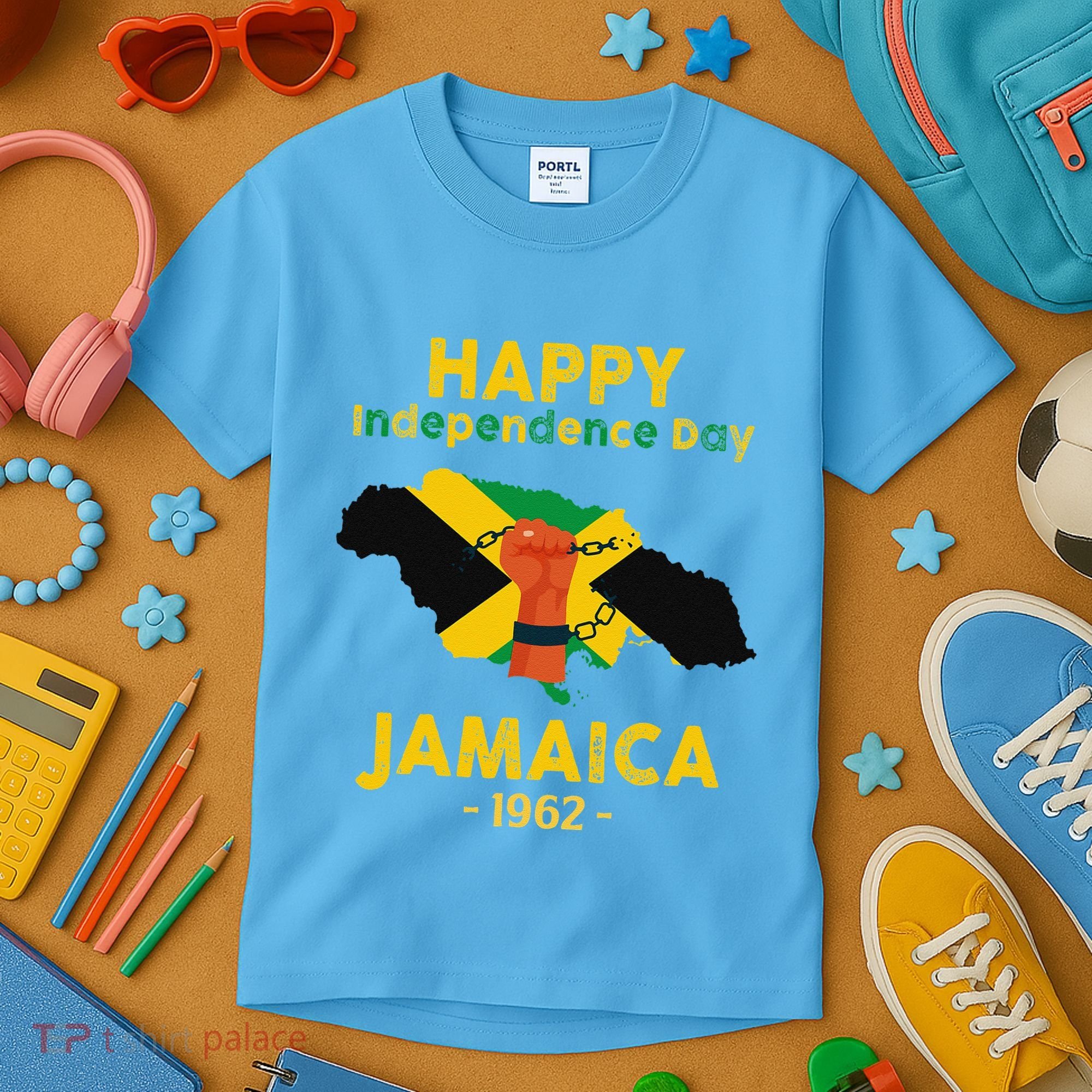 Happy Independence Day Jamaica 1962 Kids T-Shirt