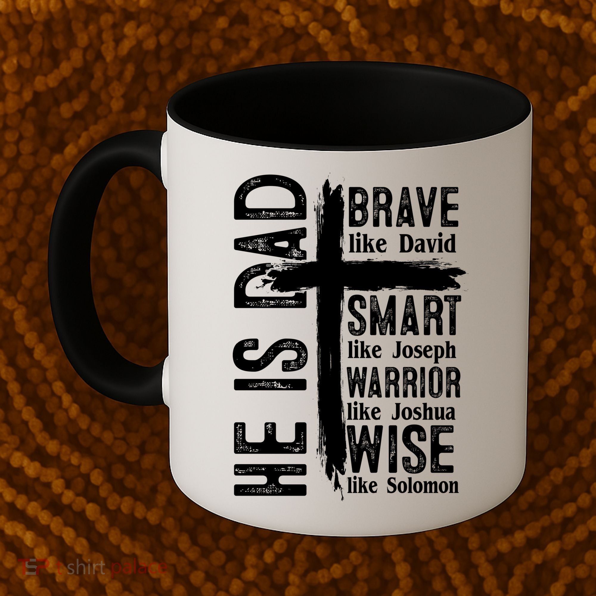 He Is Dad Religious Christian Bible Quote Father Coffee Mug