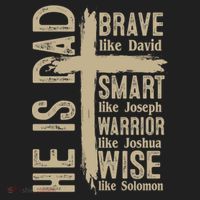 He Is Dad Religious Christian Bible Quote Father Beanie thumb 2