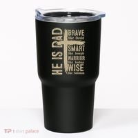 He Is Dad Religious Christian Bible Quote Father Tumbler thumb 0