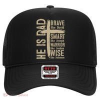 He Is Dad Religious Christian Bible Quote Father Hat thumb 0