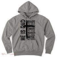 He Is Dad Religious Christian Bible Quote Father Hoodie thumb 0