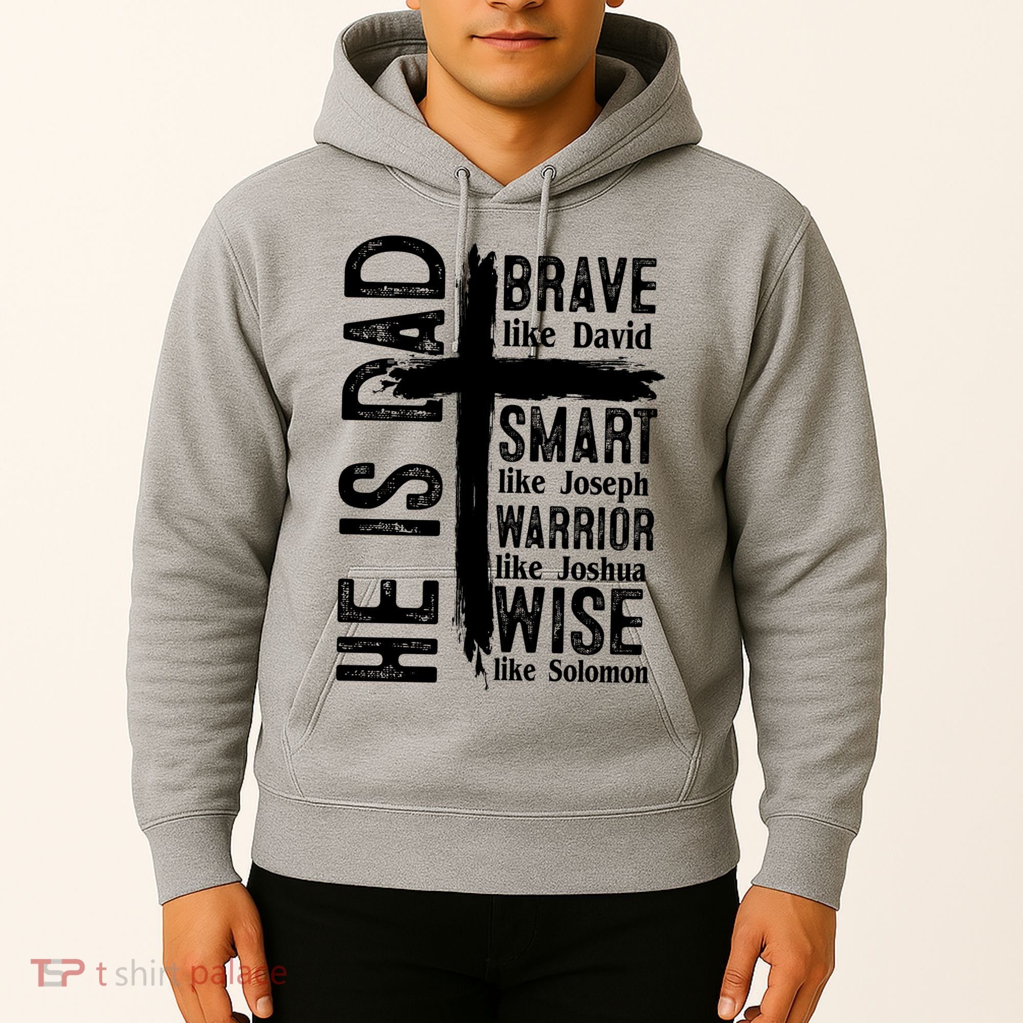 He Is Dad Religious Christian Bible Quote Father Hoodie
