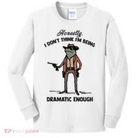 Honestly I DonT Think IM Being Dramatic Enough Kids Long Sleeve Shirt thumb 0
