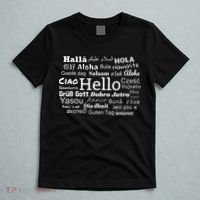 Hello In Different Languages Multilingualism Gift T-Shirt thumb 5
