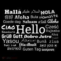 Hello In Different Languages Multilingualism Gift Women's Hoodie thumb 2
