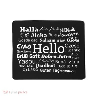 Hello In Different Languages Multilingualism Gift Mousepad