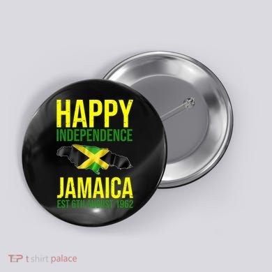 Happy Independence Day Jamaica 1962 Proud Jamaican Button
