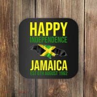 Happy Independence Day Jamaica 1962 Proud Jamaican Coaster thumb 0