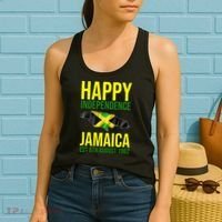 Happy Independence Day Jamaica 1962 Proud Jamaican Women's Tank Top thumb 2