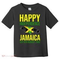 Happy Independence Day Jamaica 1962 Proud Jamaican Toddler T-Shirt thumb 0