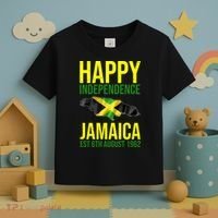 Happy Independence Day Jamaica 1962 Proud Jamaican Toddler T-Shirt thumb 3