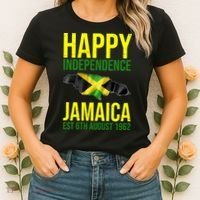 Happy Independence Day Jamaica 1962 Proud Jamaican Women's T-Shirt thumb 2