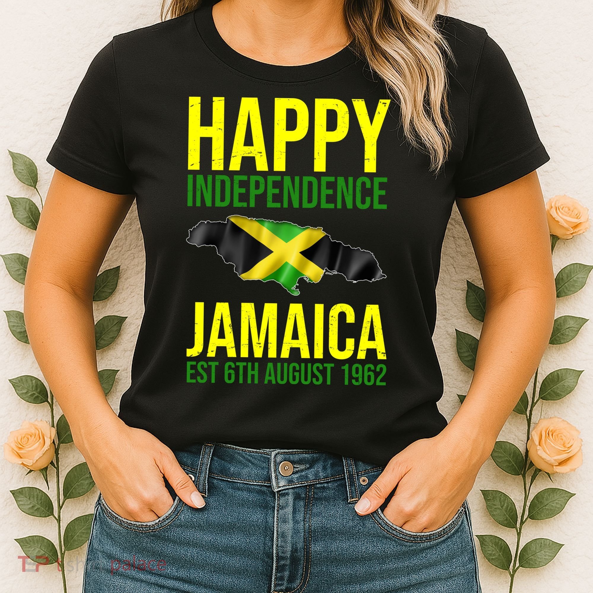 Happy Independence Day Jamaica 1962 Proud Jamaican Women's T-Shirt