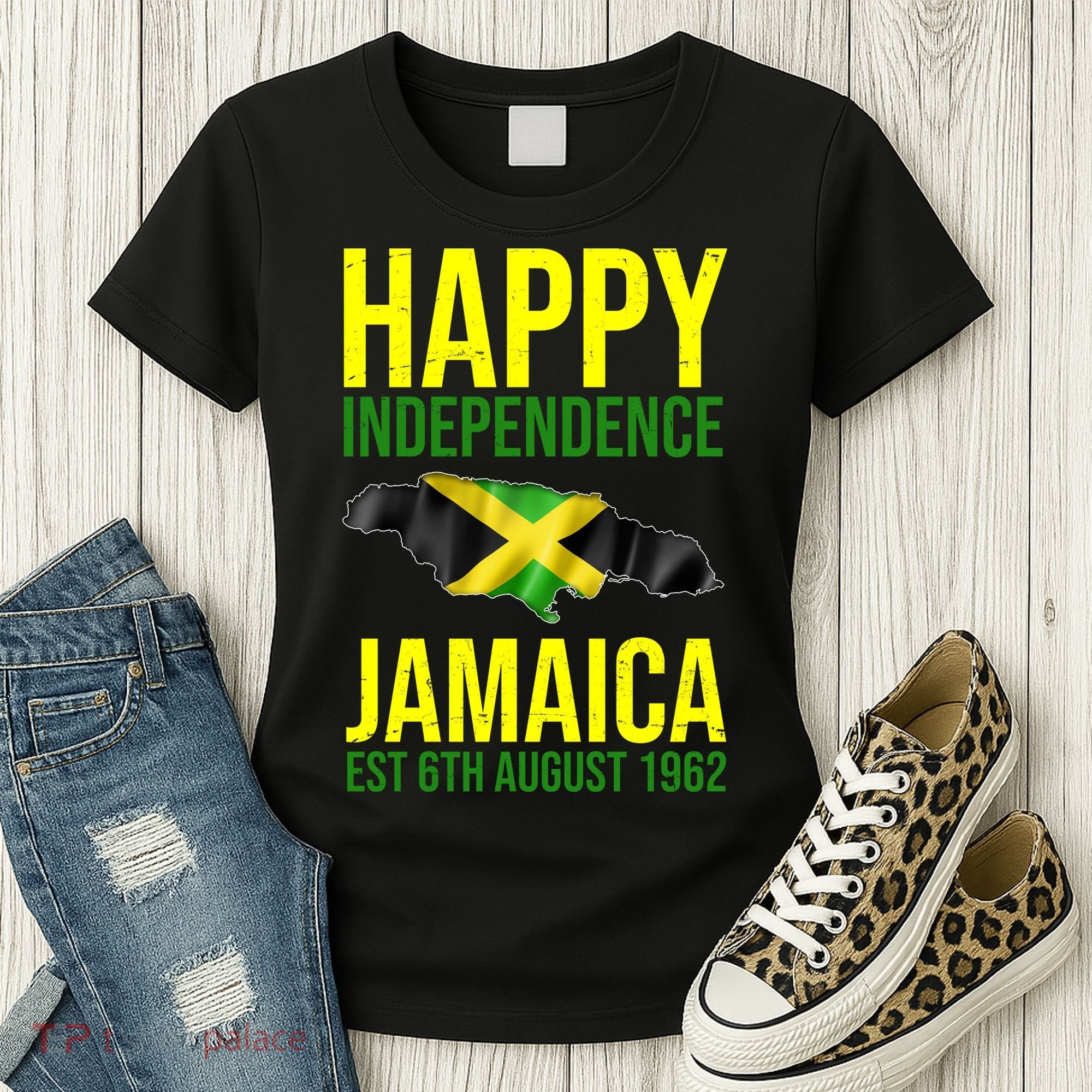 Happy Independence Day Jamaica 1962 Proud Jamaican Women's T-Shirt