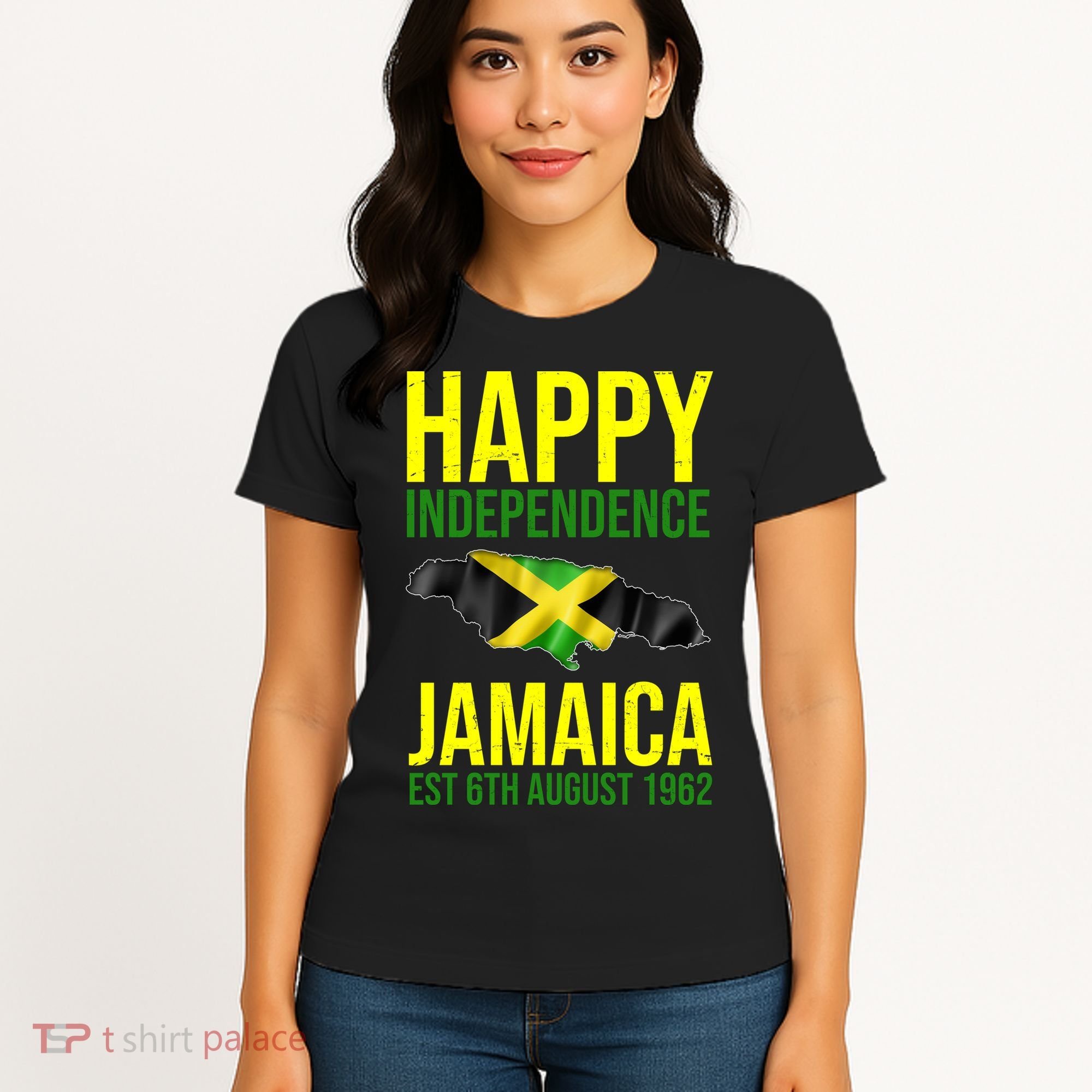 Happy Independence Day Jamaica 1962 Proud Jamaican Women's T-Shirt