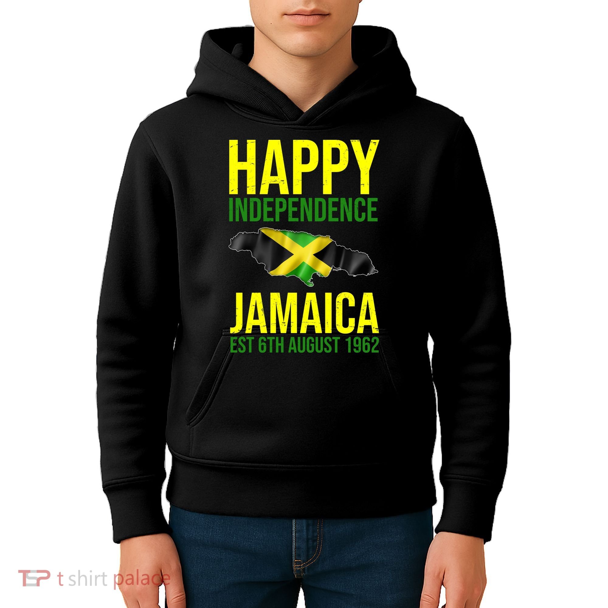 Happy Independence Day Jamaica 1962 Proud Jamaican Kids Hoodie