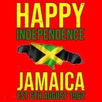 Happy Independence Day Jamaica 1962 Proud Jamaican Santa Hat thumb 1