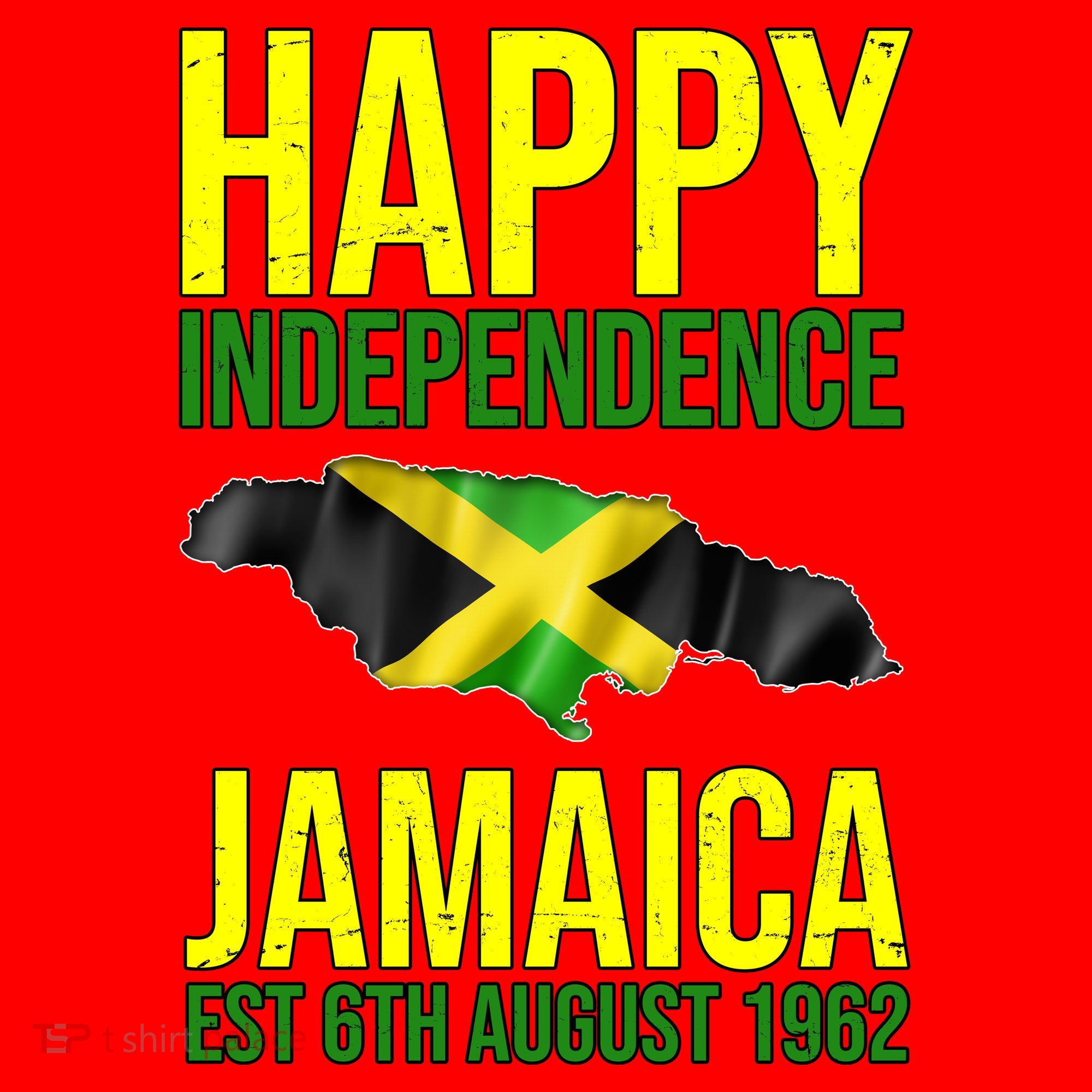 Happy Independence Day Jamaica 1962 Proud Jamaican Santa Hat