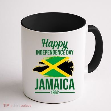 Happy Independence Day Jamaica 1962 Coffee Mug back