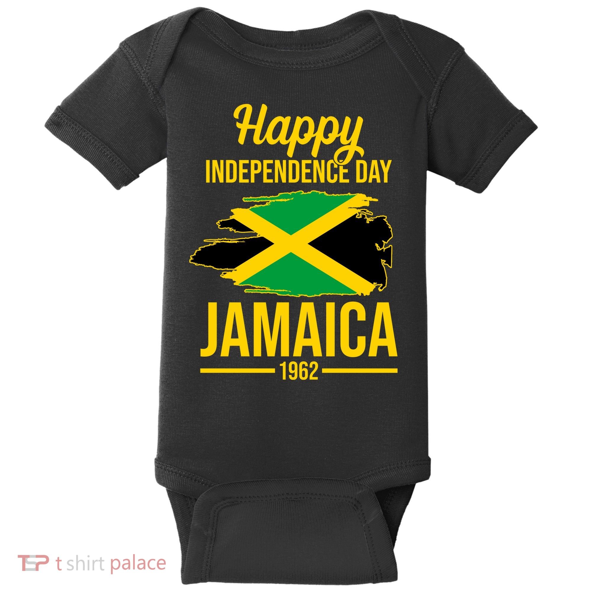 Happy Independence Day Jamaica 1962 Baby Bodysuit
