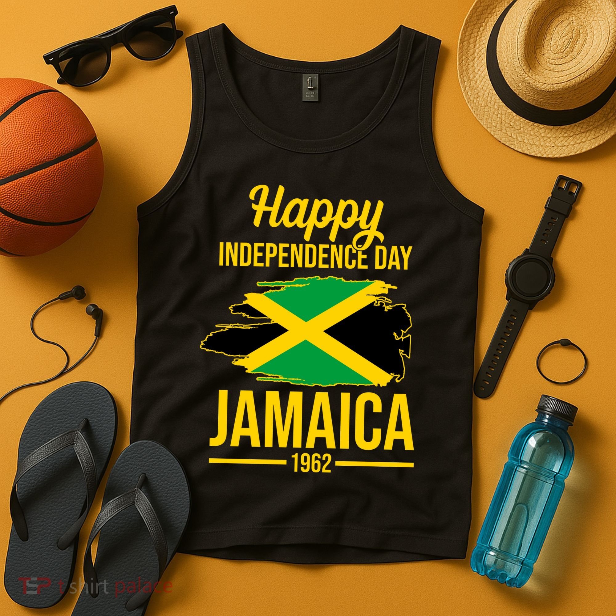 Happy Independence Day Jamaica 1962 Tank Top