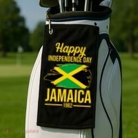 Happy Independence Day Jamaica 1962 Golf Towel thumb 2