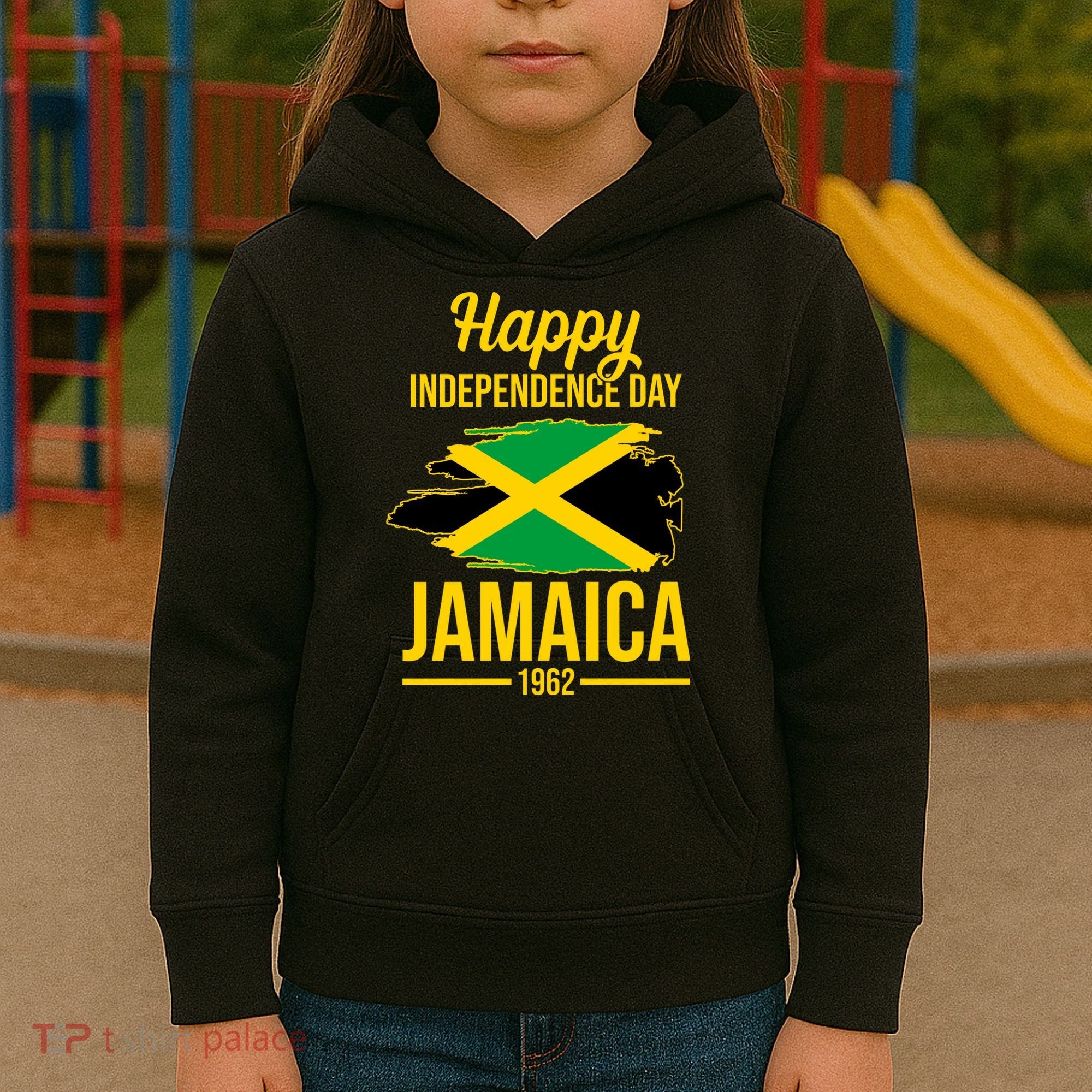 Happy Independence Day Jamaica 1962 Kids Hoodie