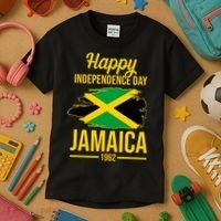 Happy Independence Day Jamaica 1962 Kids T-Shirt thumb 3