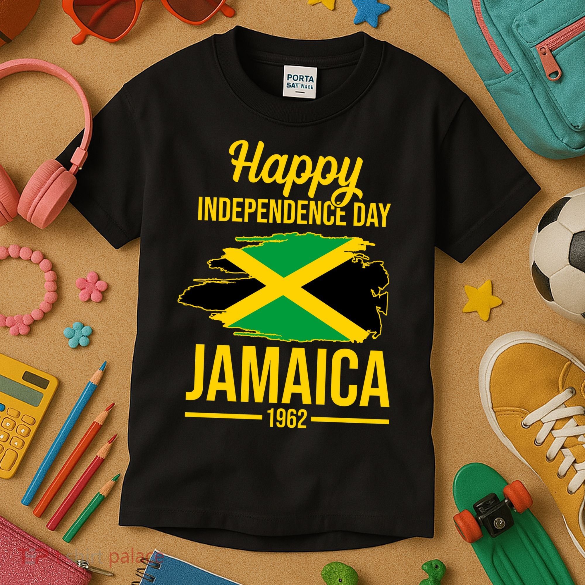 Happy Independence Day Jamaica 1962 Kids T-Shirt