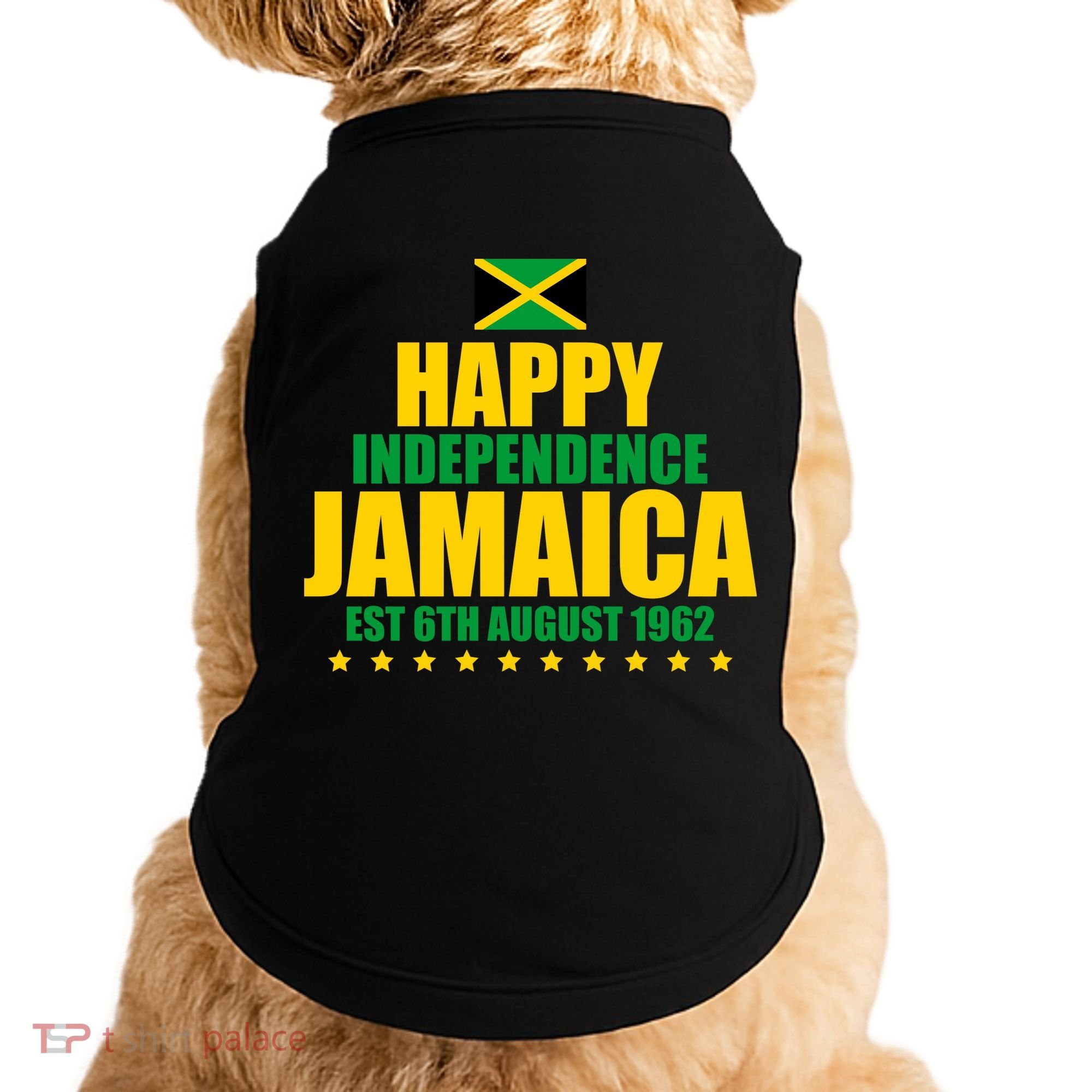 Happy Independence Day Jamaica Est 6th August 1962 Doggie Tank