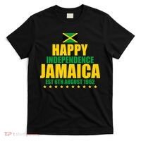 Happy Independence Day Jamaica Est 6th August 1962 T-Shirt thumb 0