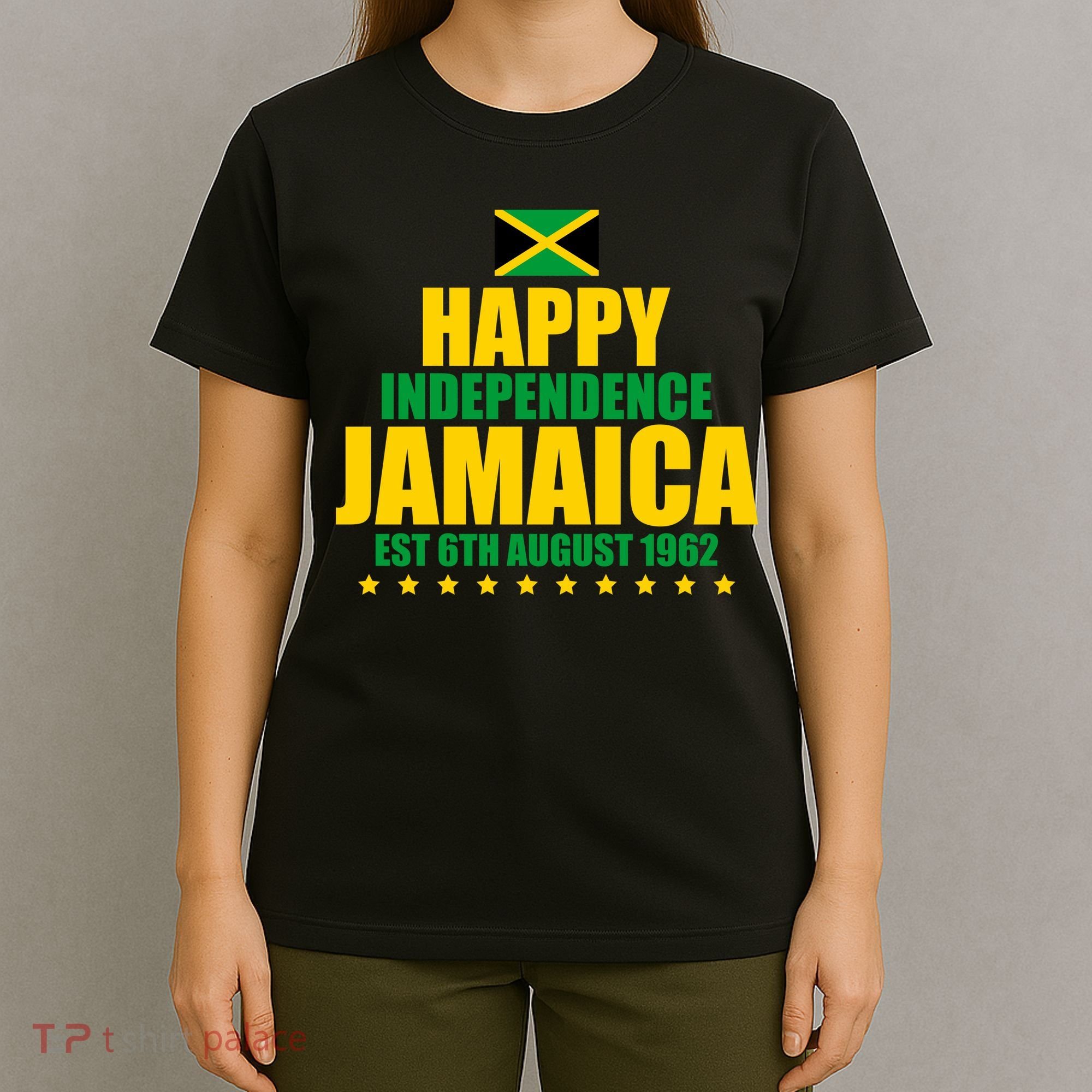 Happy Independence Day Jamaica Est 6th August 1962 T-Shirt