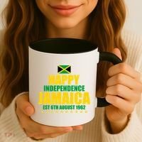 Happy Independence Day Jamaica Est 6th August 1962 Coffee Mug thumb 3