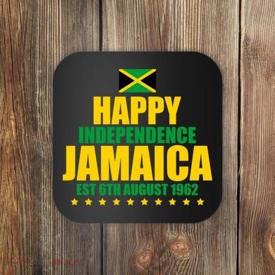 Happy Independence Day Jamaica Est 6th August 1962 Coaster